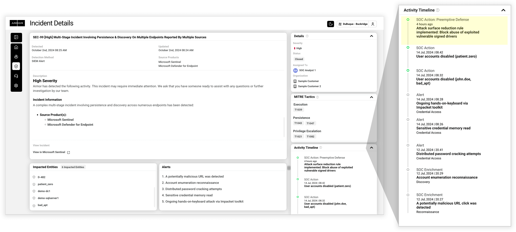 Nexus Incident View